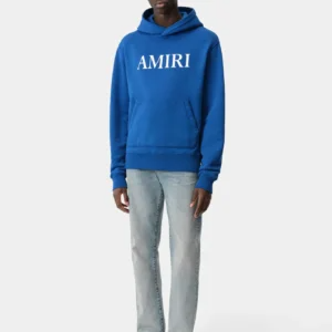 amiri-core-logo-hoodie-blue