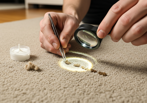 fix carpet insect damage