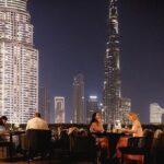 restaurant with the Burj Khalifa view