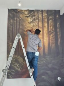 prepasted wallpaper installation