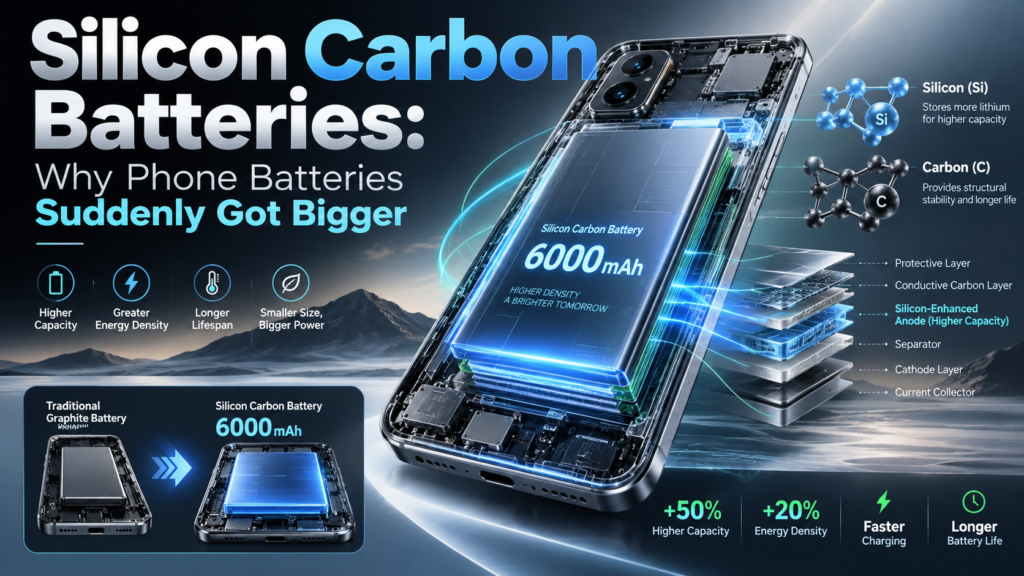 Silicon Carbon Batteries Why Phone Batteries Suddenly Got Bigger