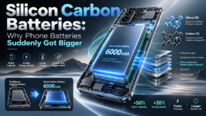 Silicon Carbon Batteries Why Phone Batteries Suddenly Got Bigger